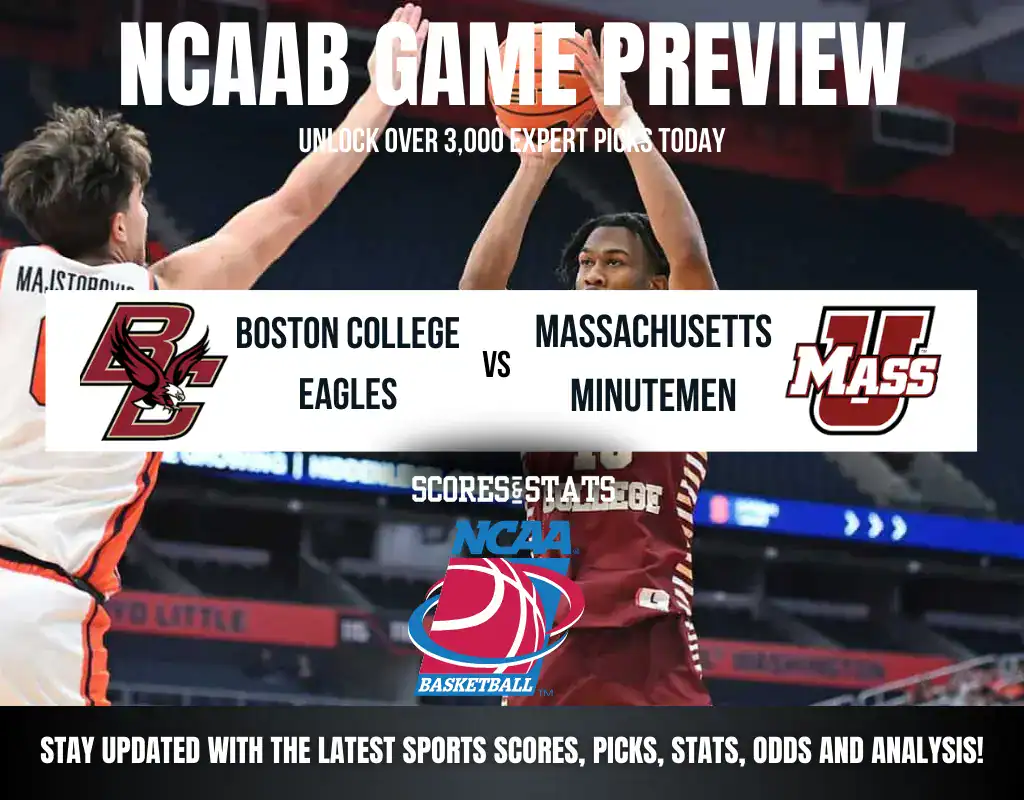 Boston College Eagles vs Massachusetts Minutemen NCAA Basketball preview, Hall of Fame Classic in Springfield.