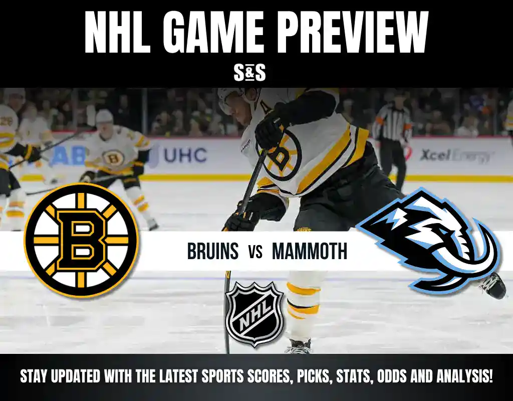 Bruins vs mammoth 12 16