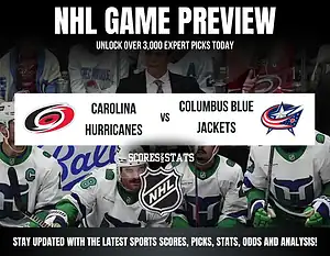 Carolina Hurricanes vs Columbus Blue Jackets NHL preview, regular-season matchup in Raleigh.