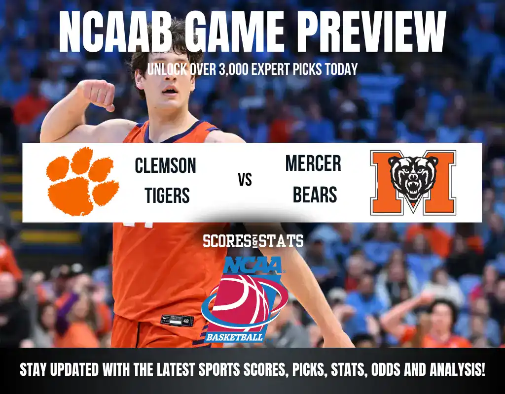 Clemson Tigers vs Mercer Bears NCAA Basketball preview, non-conference matchup in Clemson.