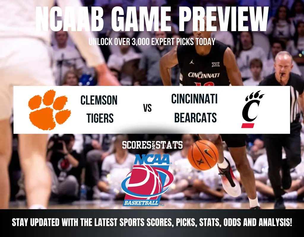 Clemson Tigers vs Cincinnati Bearcats betting preview with odds, predictions, and best bets.