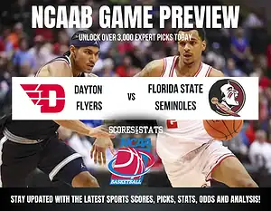 Dayton Flyers vs Florida State Seminoles NCAA Basketball preview, non-conference matchup in Dayton.