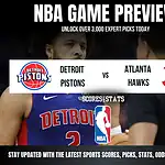 Home 12 Detroit Pistons vs Atlanta Hawks NBA preview, regular-season matchup in Detroit.