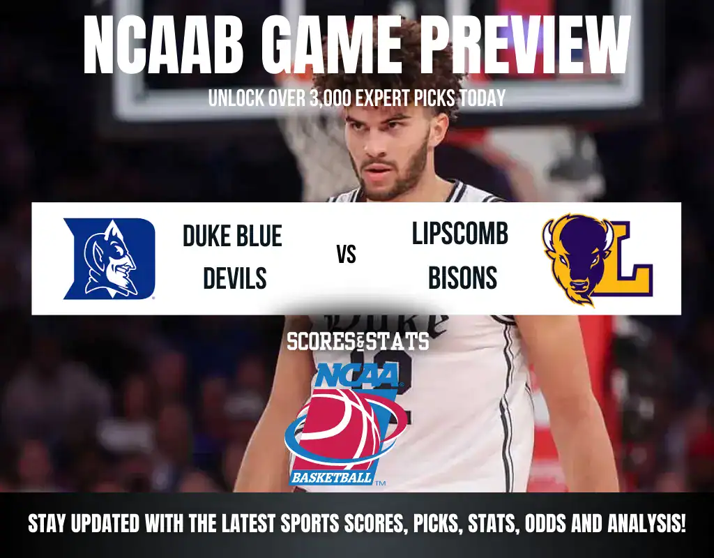 Previews 9 Duke Blue Devils vs Lipscomb Bisons NCAA Basketball preview, non-conference matchup at Cameron Indoor Stadium.