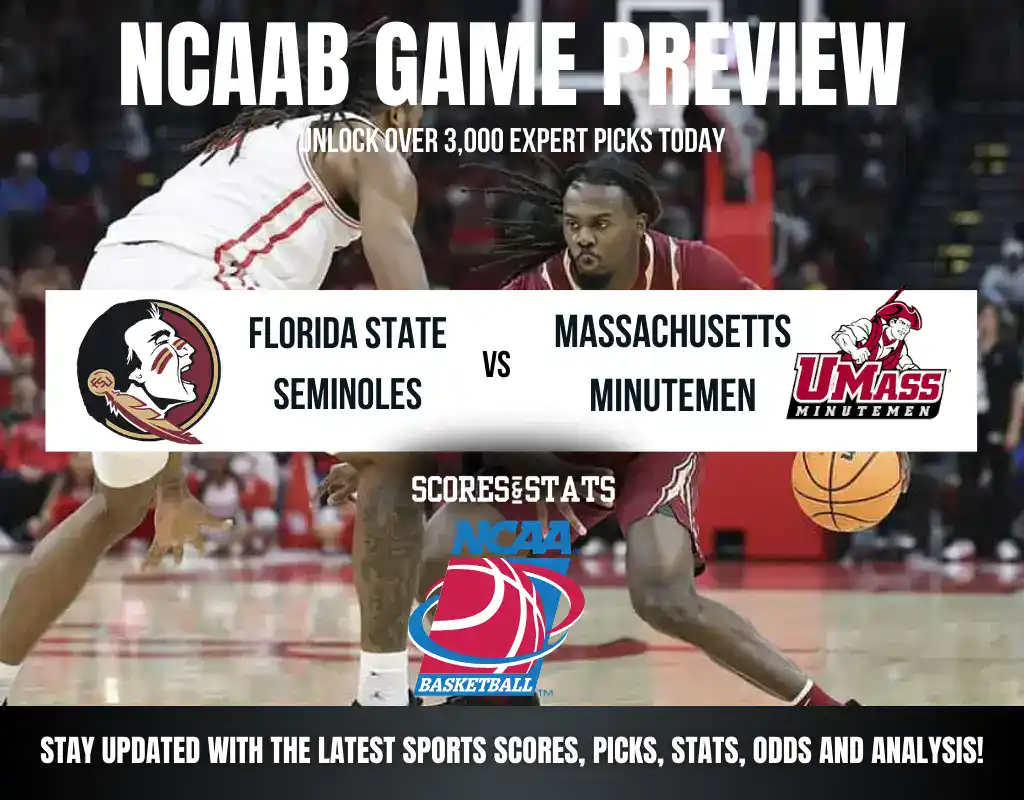 Previews 9 Florida State Seminoles vs Massachusetts Minutemen NCAA Basketball preview, Orange Bowl Classic matchup in Sunrise, FL.
