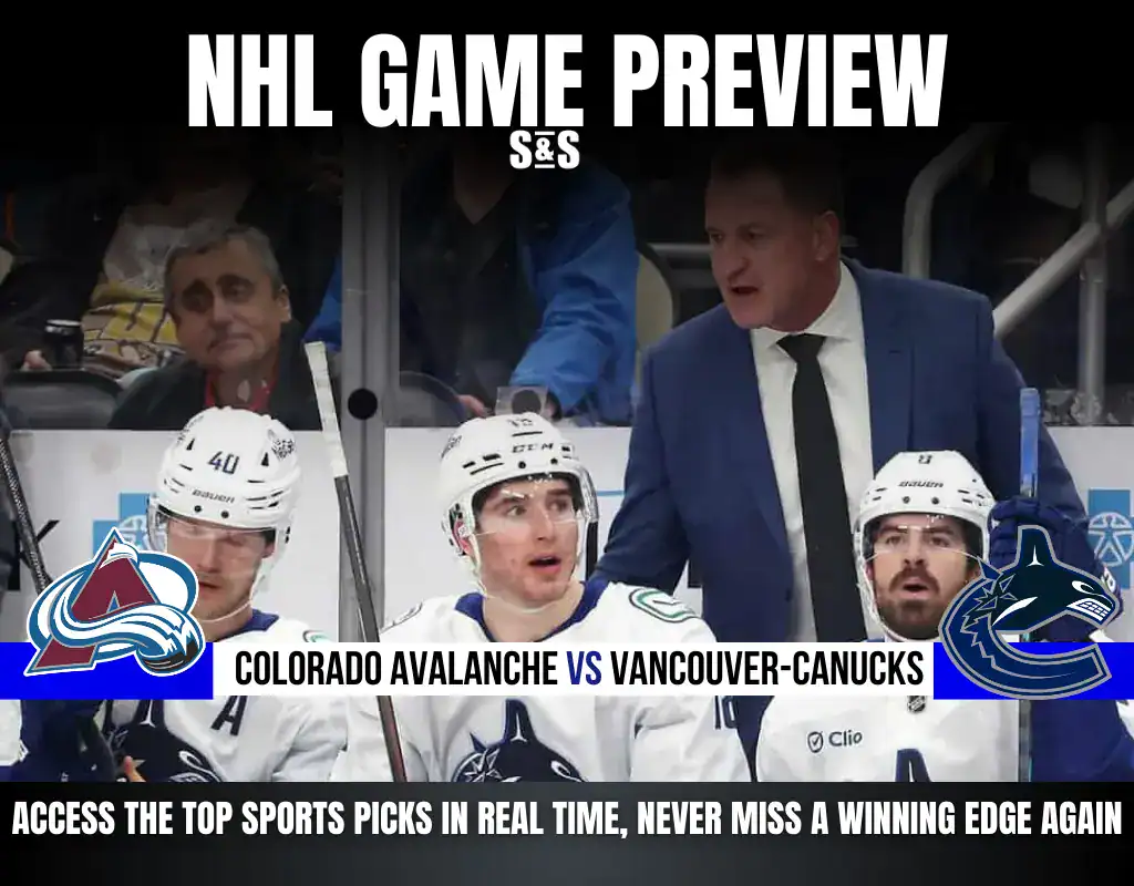 GAME PREVIEW Colorado Avalanche vs Vancouver canucks