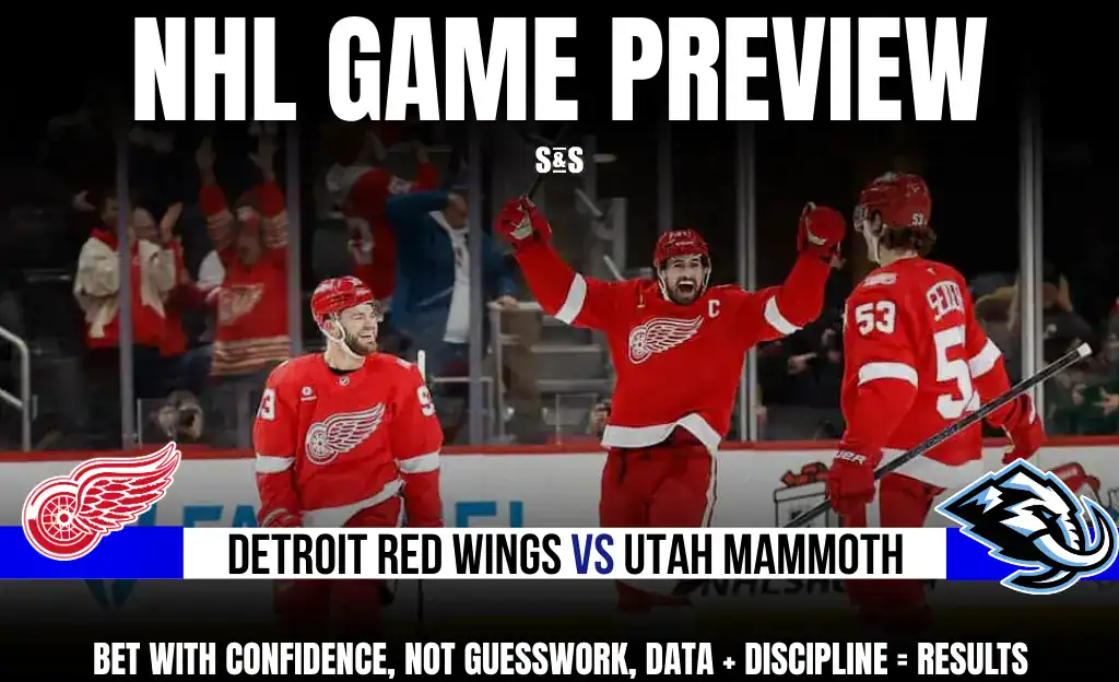 NHL 10 GAME PREVIEW Detroit Red Wings vs Utah Mammoth