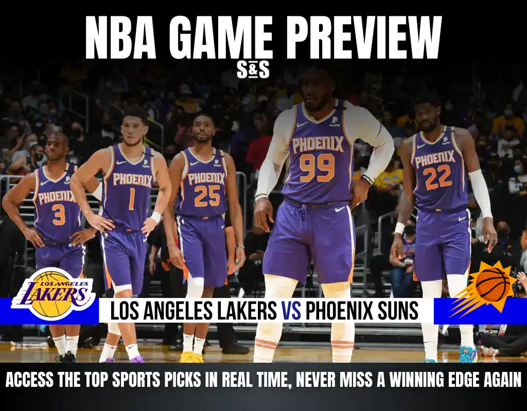 GAME PREVIEW Los Angeles Lakers vs Phoenix Suns