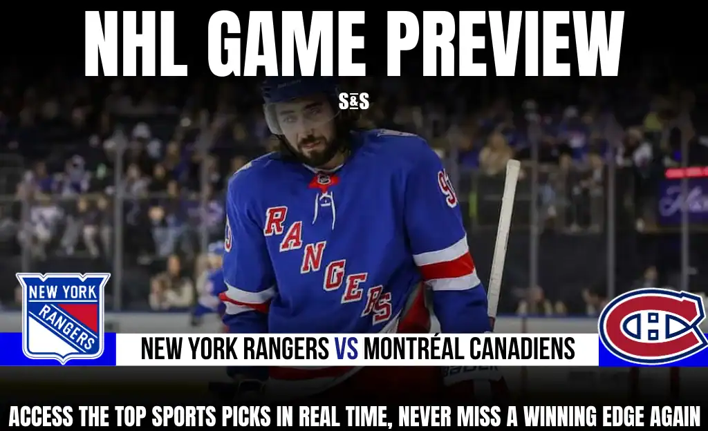 GAME PREVIEW New York Rangers vs Montreal Canadiens