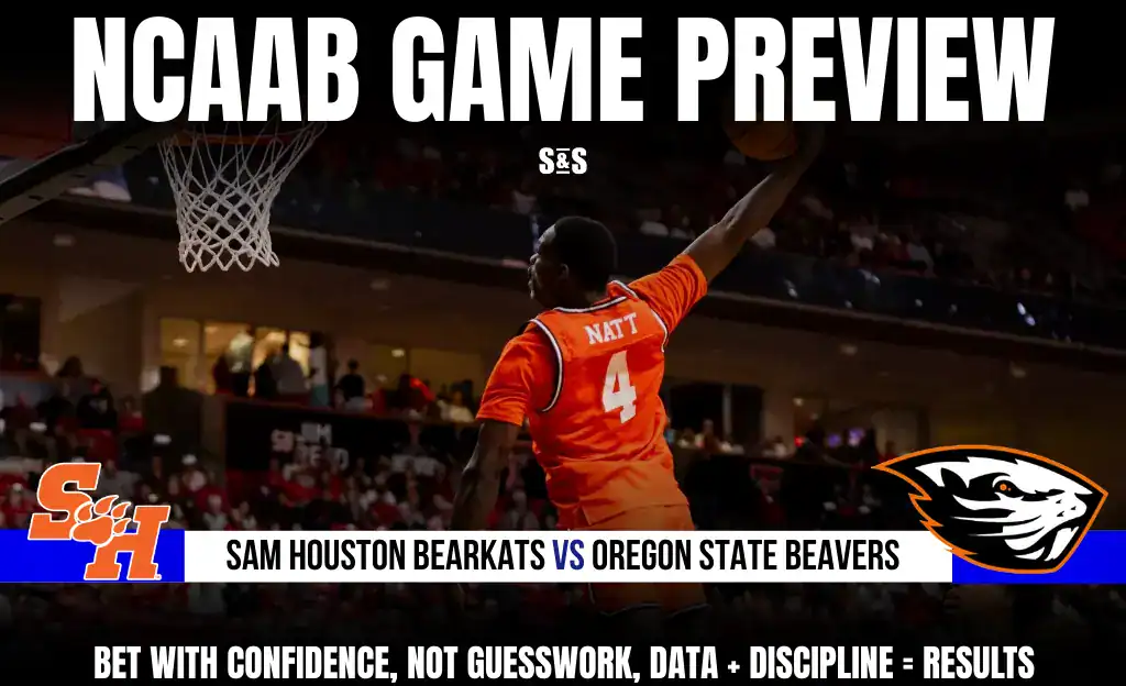 NCAAB 9 GAME PREVIEW Sam Houston Bearkats vs Oregon State Beavers