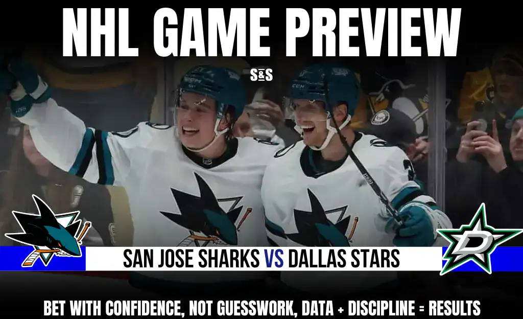 NHL 9 GAME PREVIEW San Jose Sharks vs Dallas Stars