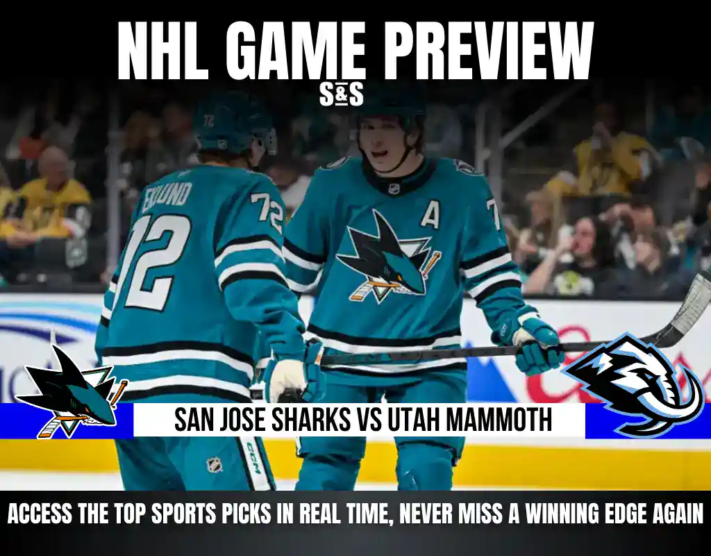 GAME PREVIEW San Jose Sharks vs Utah Mammoth