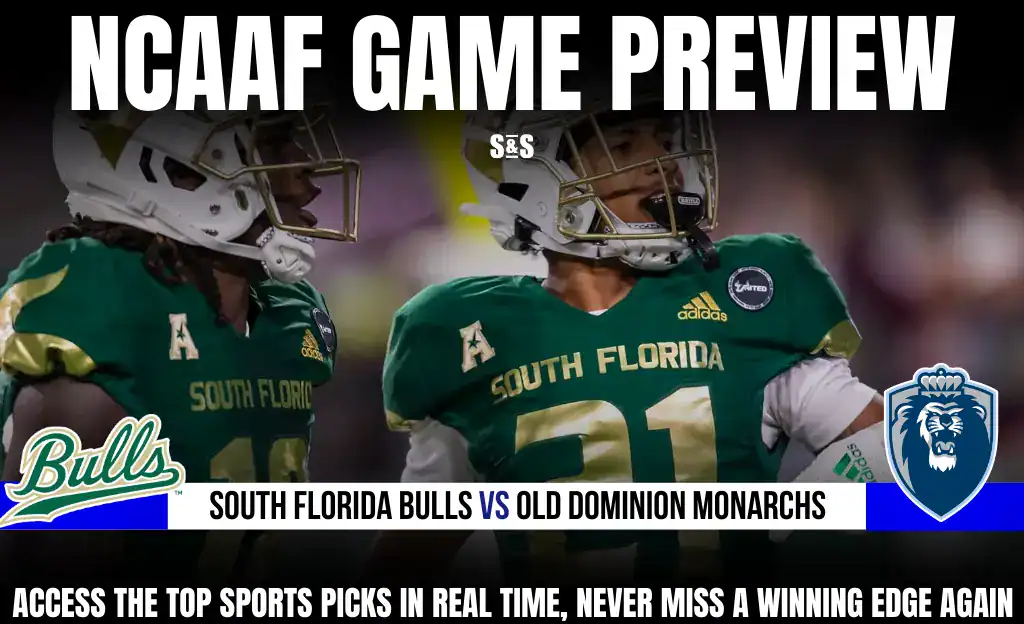 NCAAF 6 GAME PREVIEW South Florida Bulls vs Old Dominion Monarchs