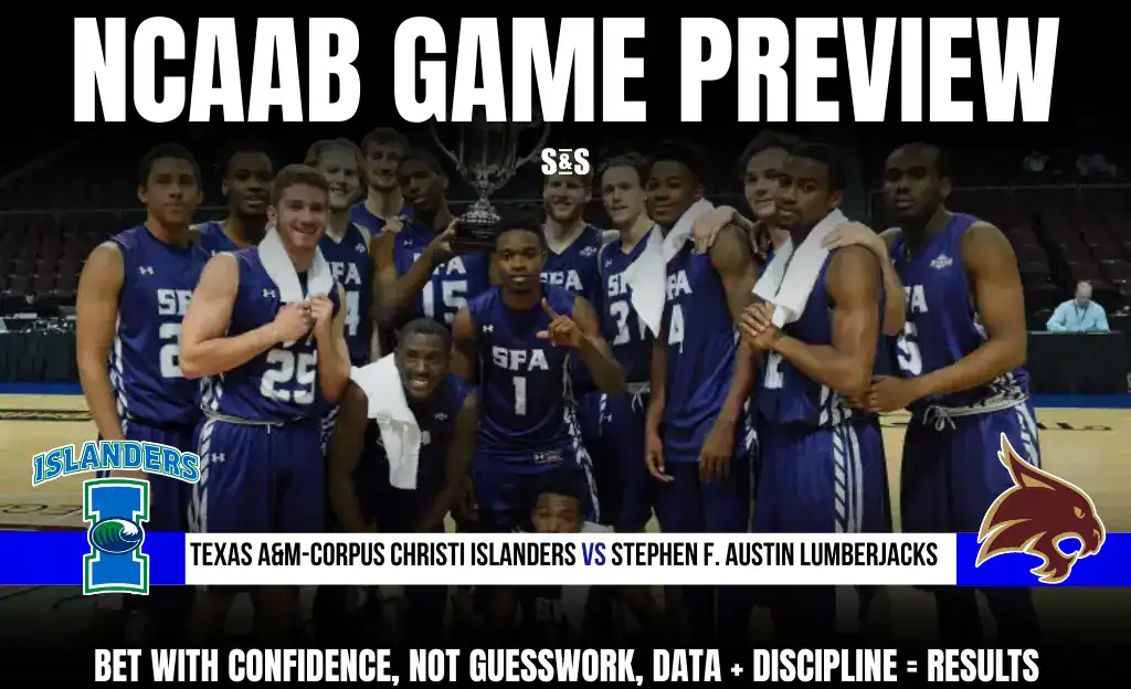GAME PREVIEW Texas AM Corpus Christi Islanders vs Stephen F. Austin Lumberjacks