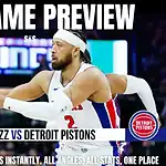 GAME PREVIEW Utah Jazz vs Detroit Pistons