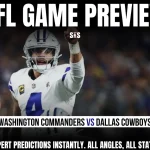 Home 26 GAME PREVIEW Washington Commanders vs Dallas Cowboys