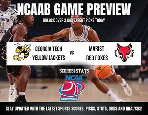 Georgia Tech Yellow Jackets vs Marist Red Foxes NCAA Basketball preview, non-conference matchup in Atlanta.