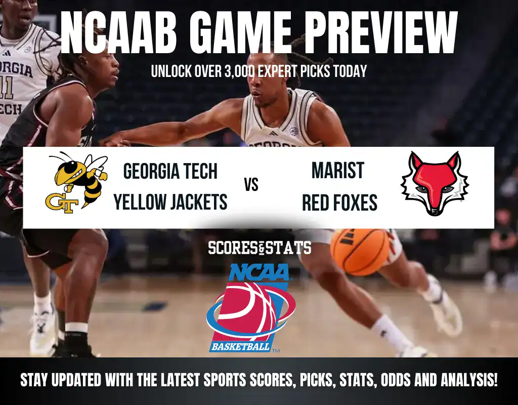 Previews 8 Georgia Tech Yellow Jackets vs Marist Red Foxes NCAA Basketball preview, non-conference matchup in Atlanta.