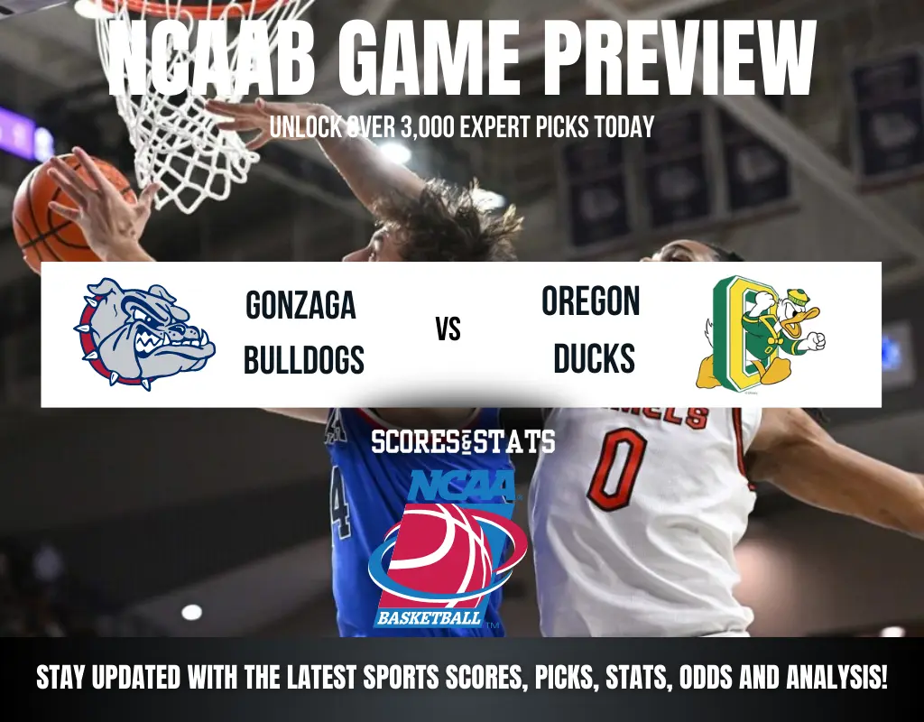 Gonzaga Bulldogs vs Oregon Ducks betting preview with odds, predictions, and best bets.