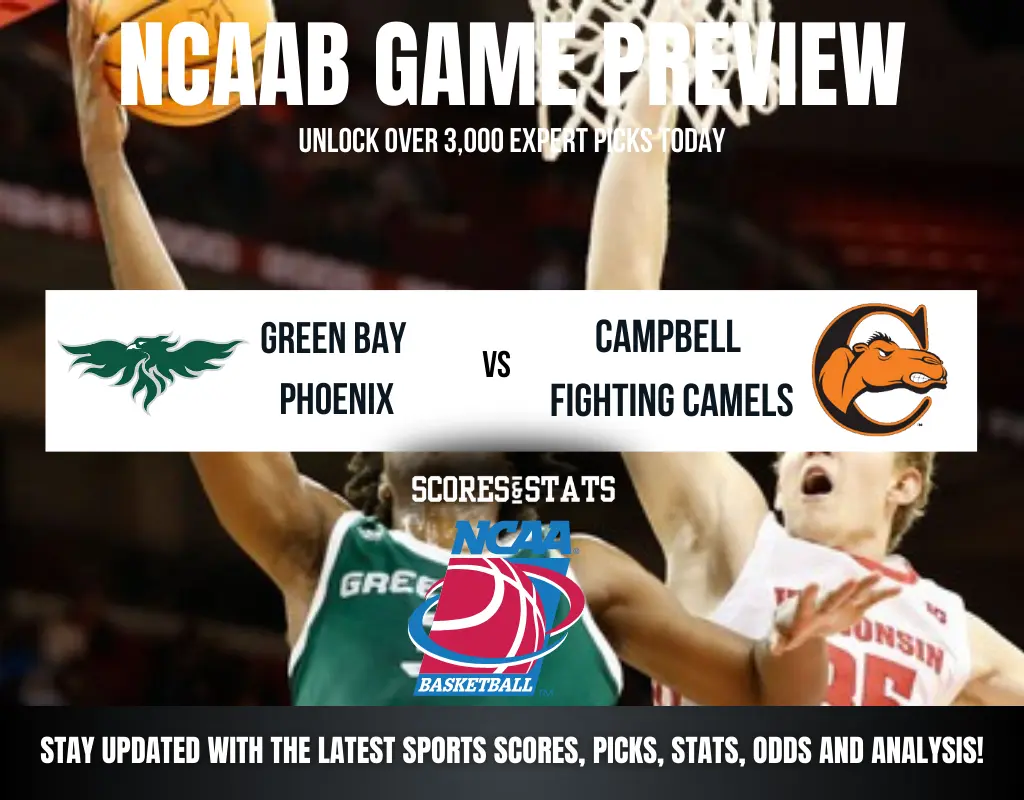 Green Bay Phoenix vs Campbell Fighting Camels betting preview with odds, predictions, and best bets.
