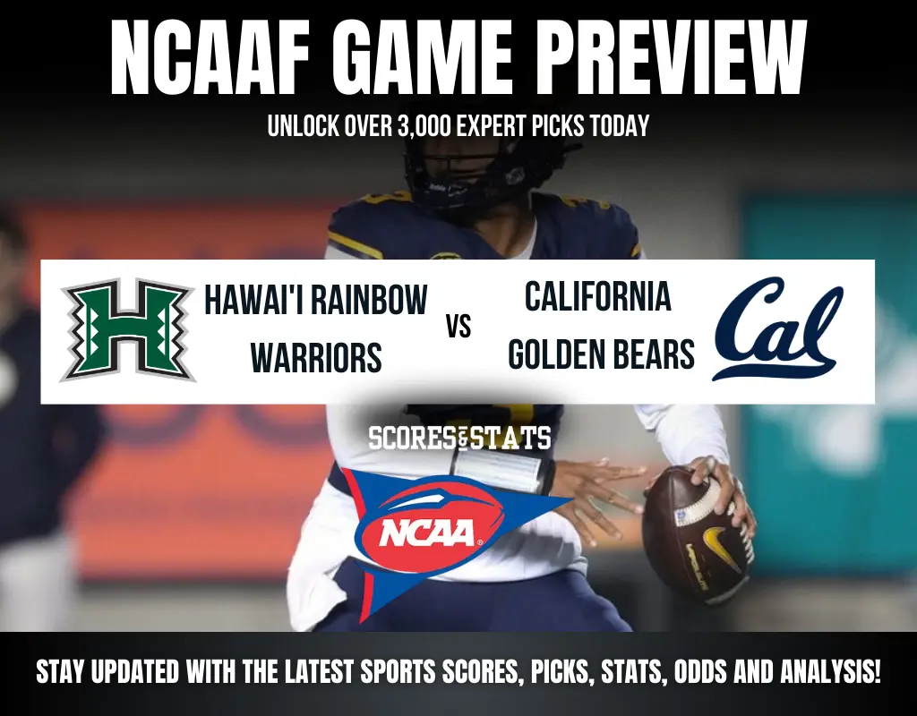 Hawai’i Bowl betting preview featuring Hawai’i Rainbow Warriors vs California Golden Bears with odds and predictions.