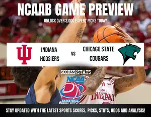 Indiana Hoosiers vs Chicago State Cougars betting preview with odds, predictions, and best bets.