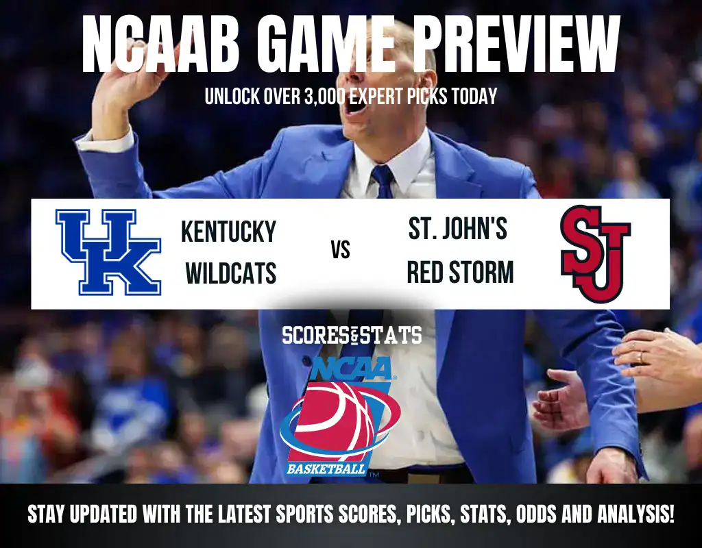 Previews 8 Kentucky Wildcats vs St. John’s Red Storm betting preview with odds, predictions, and best bets.