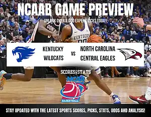 Kentucky Wildcats vs North Carolina Central Eagles NCAA Basketball preview, non-conference matchup in Lexington.