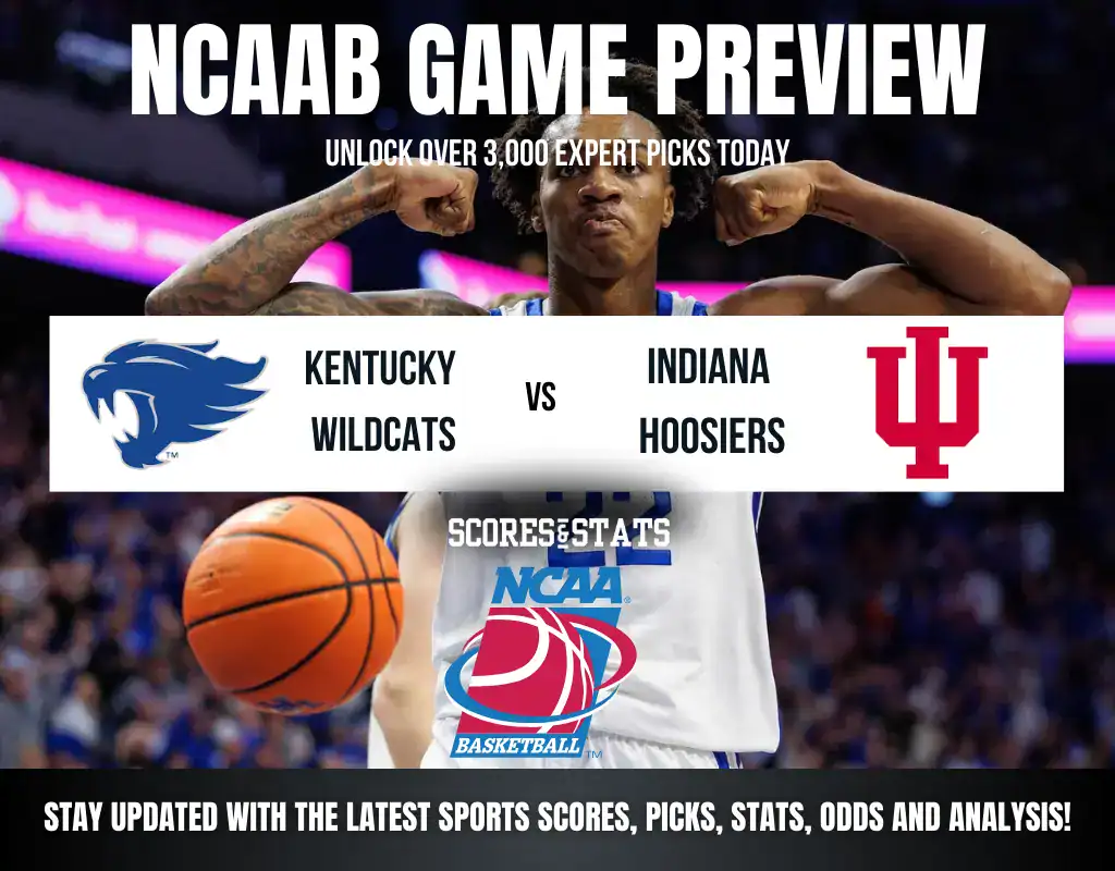 Kentucky Wildcats vs Indiana Hoosiers NCAA Basketball preview, non-conference matchup at Rupp Arena.