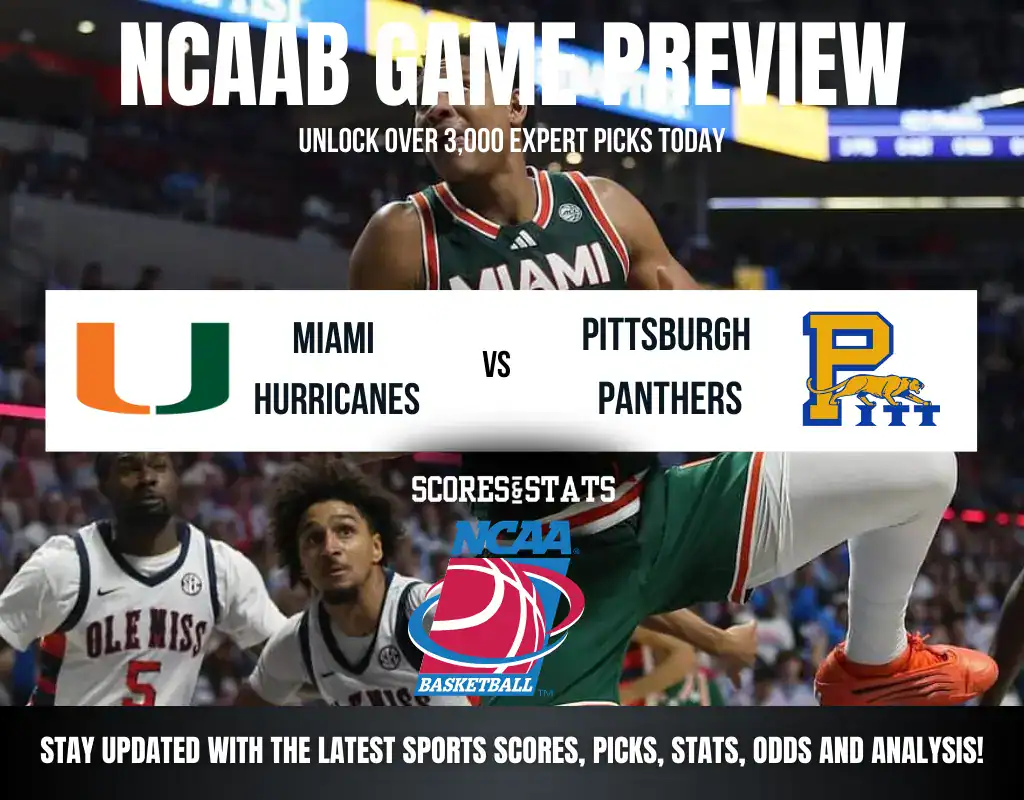 Miami Hurricanes vs Pittsburgh Panthers betting preview with odds, predictions, and best bets.