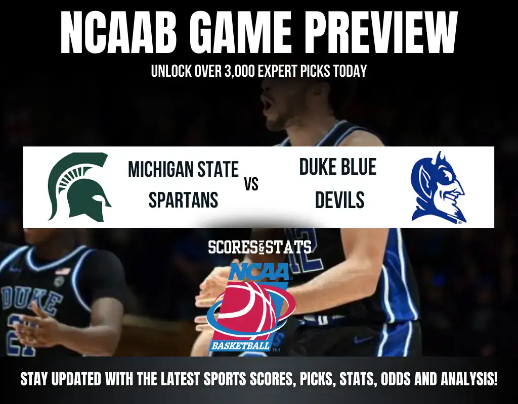 Michigan State Spartans vs Duke Blue Devils NCAA Basketball preview, top-10 clash at Breslin Center.