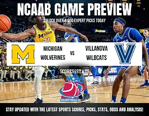 Michigan Wolverines vs Villanova Wildcats NCAA Basketball preview, non-conference matchup in Ann Arbor.