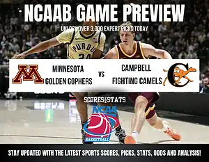 Minnesota Golden Gophers vs Campbell Fighting Camels betting preview with odds, predictions, and best bets.