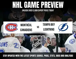 Montréal Canadiens vs Tampa Bay Lightning NHL preview, regular-season matchup in Montreal.