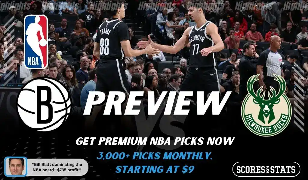 Previews 10 Brooklyn Nets and Milwaukee Bucks players shake hands on court during NBA game preview