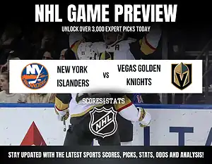 New York Islanders vs Vegas Golden Knights NHL preview, regular-season matchup in Elmont.