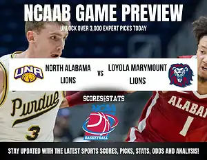 North Alabama Lions vs Loyola Marymount Lions betting preview with odds, predictions, and best bets.