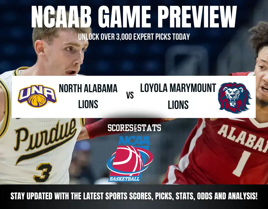 North Alabama Lions vs Loyola Marymount Lions betting preview with odds, predictions, and best bets.