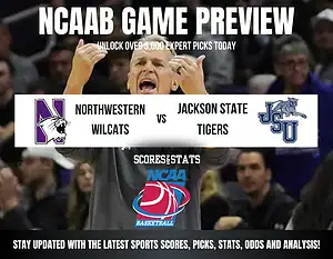 Northwestern Wildcats vs Jackson State Tigers NCAA Basketball preview, non-conference matchup in Evanston.