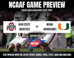 Cotton Bowl CFP betting preview featuring Ohio State Buckeyes vs Miami Hurricanes with odds and predictions.