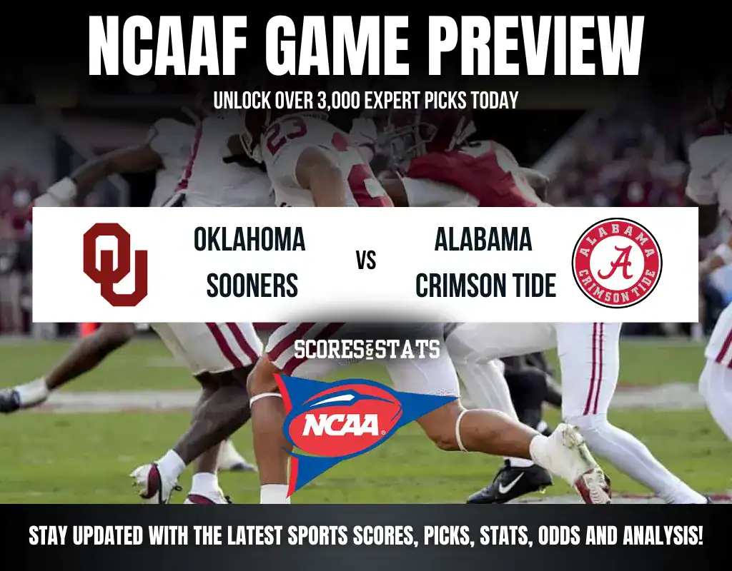 College Football Playoff betting preview featuring Oklahoma Sooners vs Alabama Crimson Tide with odds and predictions.