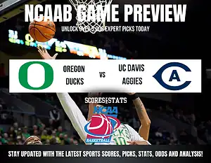 Oregon Ducks vs UC Davis Aggies NCAA Basketball preview, non-conference matchup in Eugene.