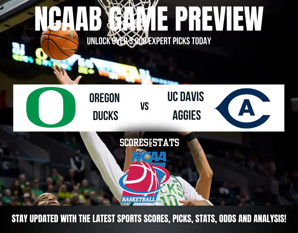 Oregon Ducks vs UC Davis Aggies NCAA Basketball preview, non-conference matchup in Eugene.