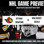 Home 19 Ottawa Senators vs New Jersey Devils NHL preview, regular-season matchup in Ottawa.