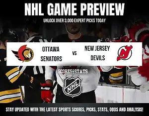 Ottawa Senators vs New Jersey Devils NHL preview, regular-season matchup in Ottawa.