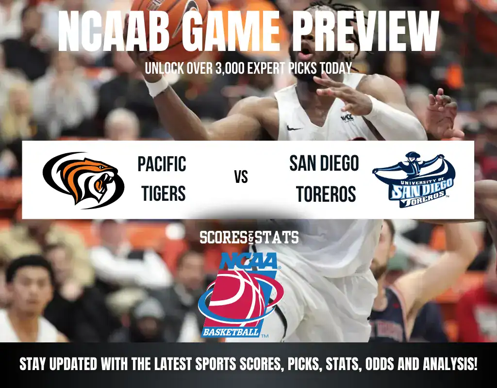 Pacific Tigers vs San Diego Toreros betting preview with odds, predictions, and best bets.