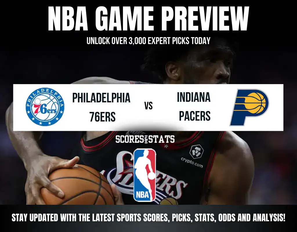 Philadelphia 76ers vs Indiana Pacers NBA preview, regular-season matchup in Philadelphia.