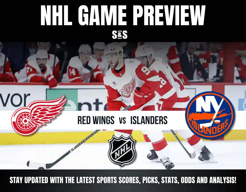 Red wings vs Islanders 12 16