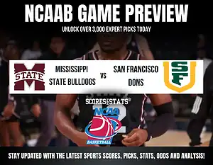 Mississippi State Bulldogs vs San Francisco Dons NCAA Basketball preview, non-conference matchup at Cadence Bank Arena.