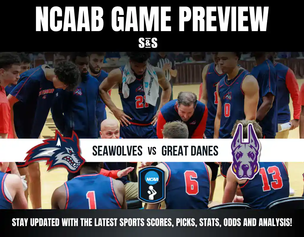 NCAAB 3 Seawolves vs Great Danes 12 17